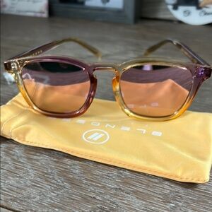 Blenders Gradient Sunglasses - Purple and Orange